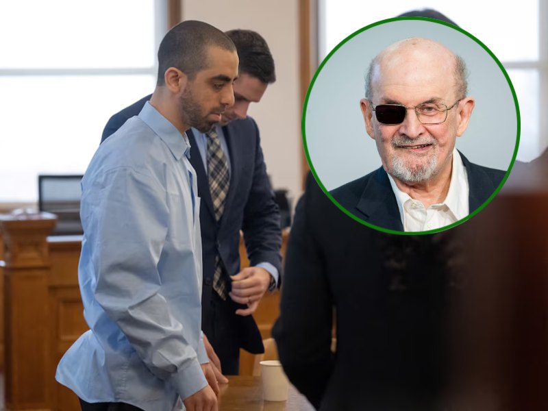 Condenan por terrorismo al hombre que atacó al escritor Salman Rushdie en EEUU Condenan por terrorismo al hombre que atacó al escritor Salman Rushdie en EEUU