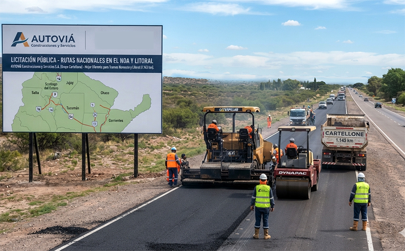 Concesión de Rutas: Cristóbal López y Cartellone podrían quedarse con la mitad de los tramos licitados Concesión de Rutas: Cristóbal López y Cartellone podrían quedarse con la mitad de los tramos licitados