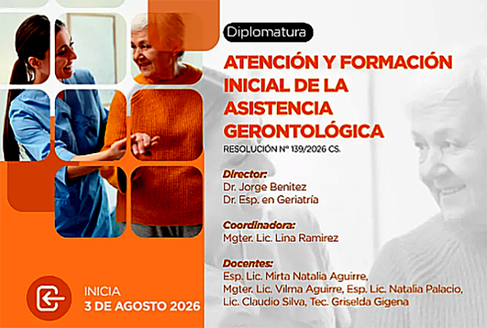 Nueva Diplomatura en la UNCAus: Atención y Formación Inicial de la Asistencia Gerontológica Nueva Diplomatura en la UNCAus: Atención y Formación Inicial de la Asistencia Gerontológica