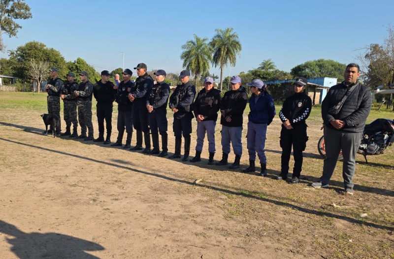 Continúan los operativos de búsqueda de Axel González en Fontana Continúan los operativos de búsqueda de Axel González en Fontana