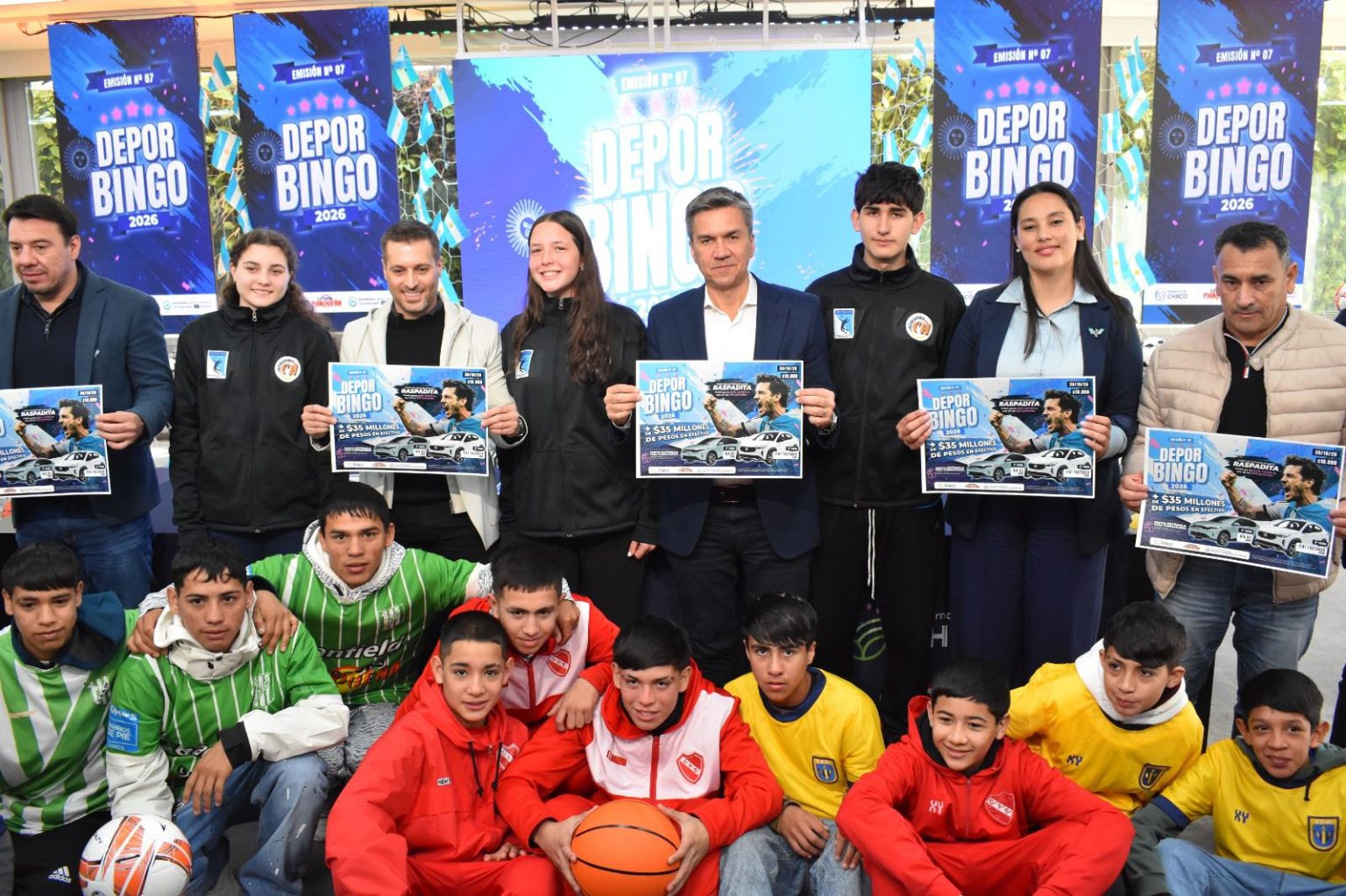 El Gobierno y Lotería Chaqueña lanzaron el “Deporbingo 2026” con importantes beneficios para los clubes El Gobierno y Lotería Chaqueña lanzaron el “Deporbingo 2026” con importantes beneficios para los clubes