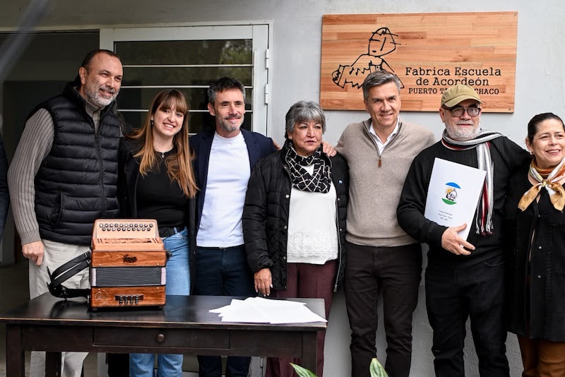 Chaco consolida un proyecto cultural único con la primera Fábrica-Escuela de Acordeones Chaco consolida un proyecto cultural único con la primera Fábrica-Escuela de Acordeones