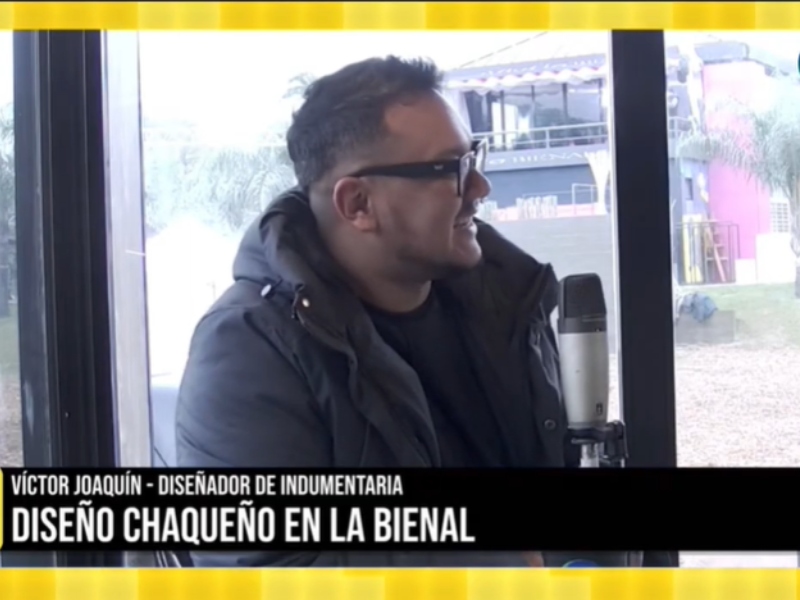 Bienal 2026: Víctor Joaquín, el diseñador chaqueño que apuesta al algodón local y al diseño de autor Bienal 2026: Víctor Joaquín, el diseñador chaqueño que apuesta al algodón local y al diseño de autor