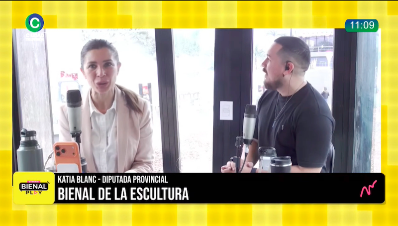 Katia Blanc destacó a la Bienal como una opción gratuita para las familias: “Esto es una manera de atravesar las vacaciones” Katia Blanc destacó a la Bienal como una opción gratuita para las familias: “Esto es una manera de atravesar las vacaciones”