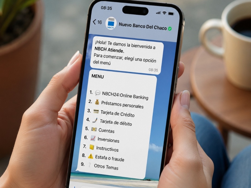 NBCH Atiende: el servicio para consultas y gestiones en WhatsAPP NBCH Atiende: el servicio para consultas y gestiones en WhatsAPP