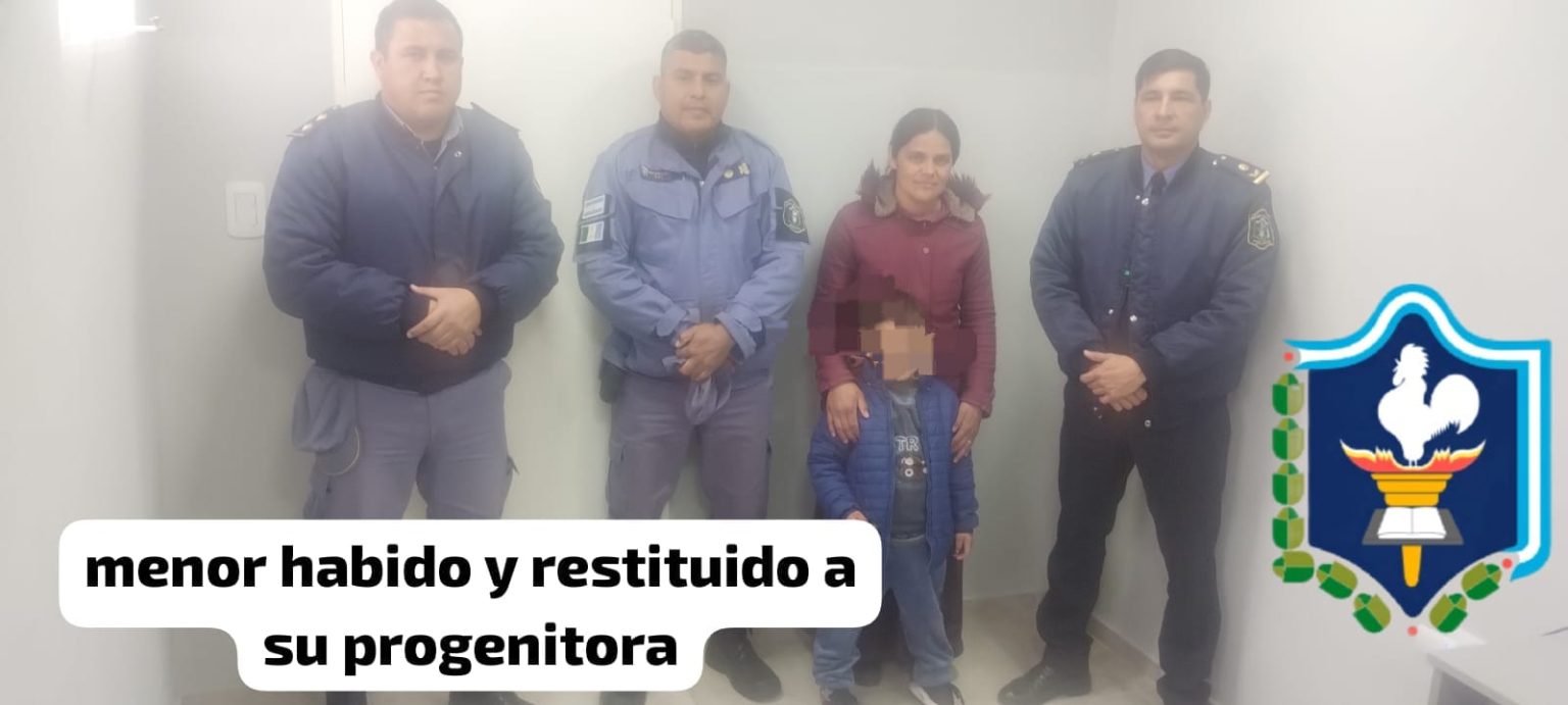 Restituyeron a su madre al niño que era buscado tras una denuncia por impedimento de contacto Restituyeron a su madre al niño que era buscado tras una denuncia por impedimento de contacto