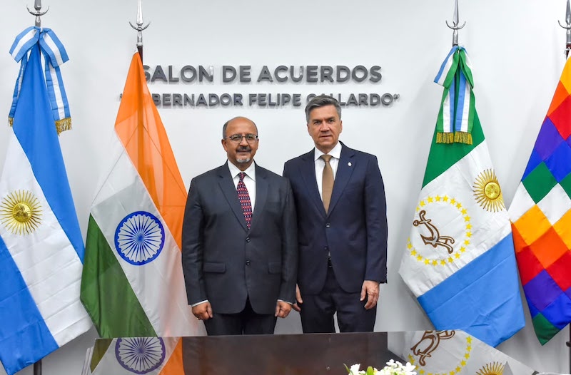 Zdero recibió al embajador de India e impulsa la cooperación en producción, salud, educación y cultura Zdero recibió al embajador de India e impulsa la cooperación en producción, salud, educación y cultura