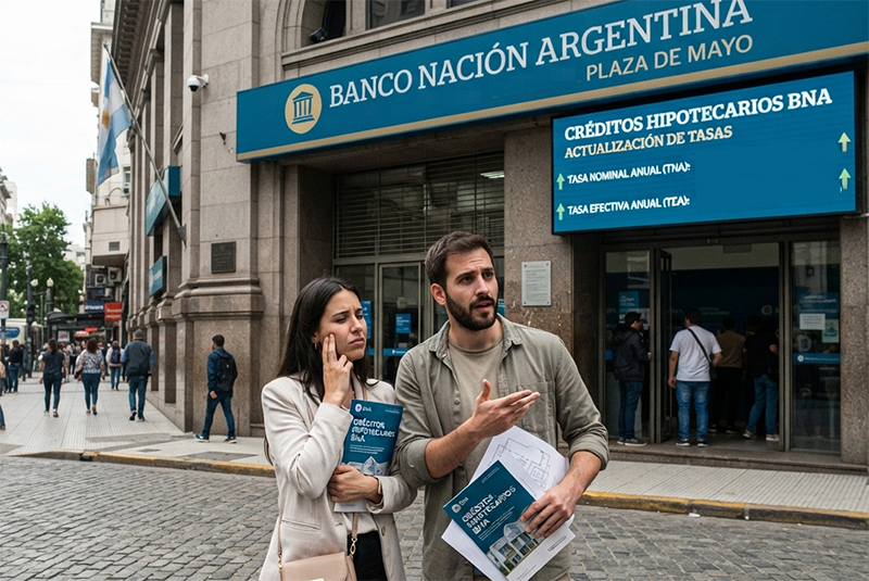 El Banco Nación subió la tasa de sus créditos hipotecarios y modifica el mapa de los más competitivos El Banco Nación subió la tasa de sus créditos hipotecarios y modifica el mapa de los más competitivos