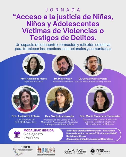 Impulsan una jornada para fortalecer el acceso a la justicia de niñas, niños y adolescentes víctimas de violencias Impulsan una jornada para fortalecer el acceso a la justicia de niñas, niños y adolescentes víctimas de violencias