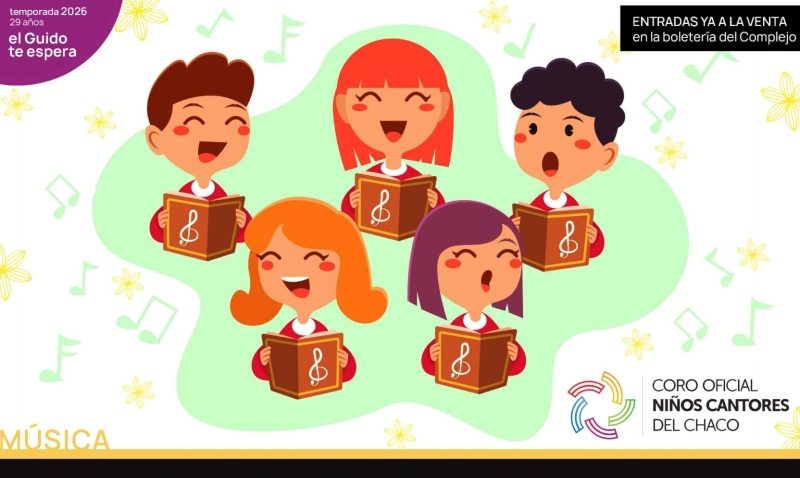 Llega el Primer Festival Coral Infantil del Chaco al Guido Llega el Primer Festival Coral Infantil del Chaco al Guido