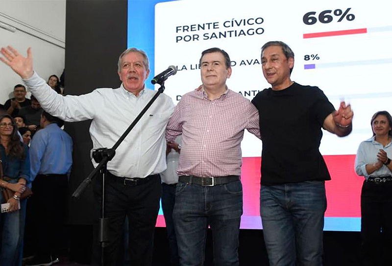 Elecciones en Santiago del Estero: Zamora ratificó su poder y el Frente Cívico ganó en Capital y La Banda Elecciones en Santiago del Estero: Zamora ratificó su poder y el Frente Cívico ganó en Capital y La Banda