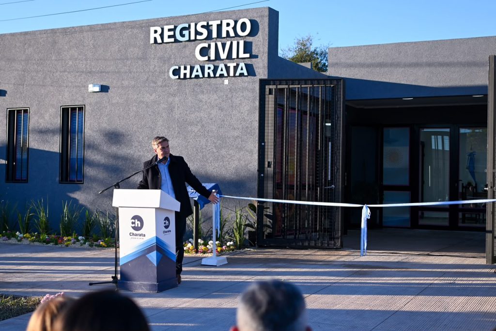 Tras 105 años, Zdero inauguró el primer edificio propio del Registro Civil de Charata Tras 105 años, Zdero inauguró el primer edificio propio del Registro Civil de Charata