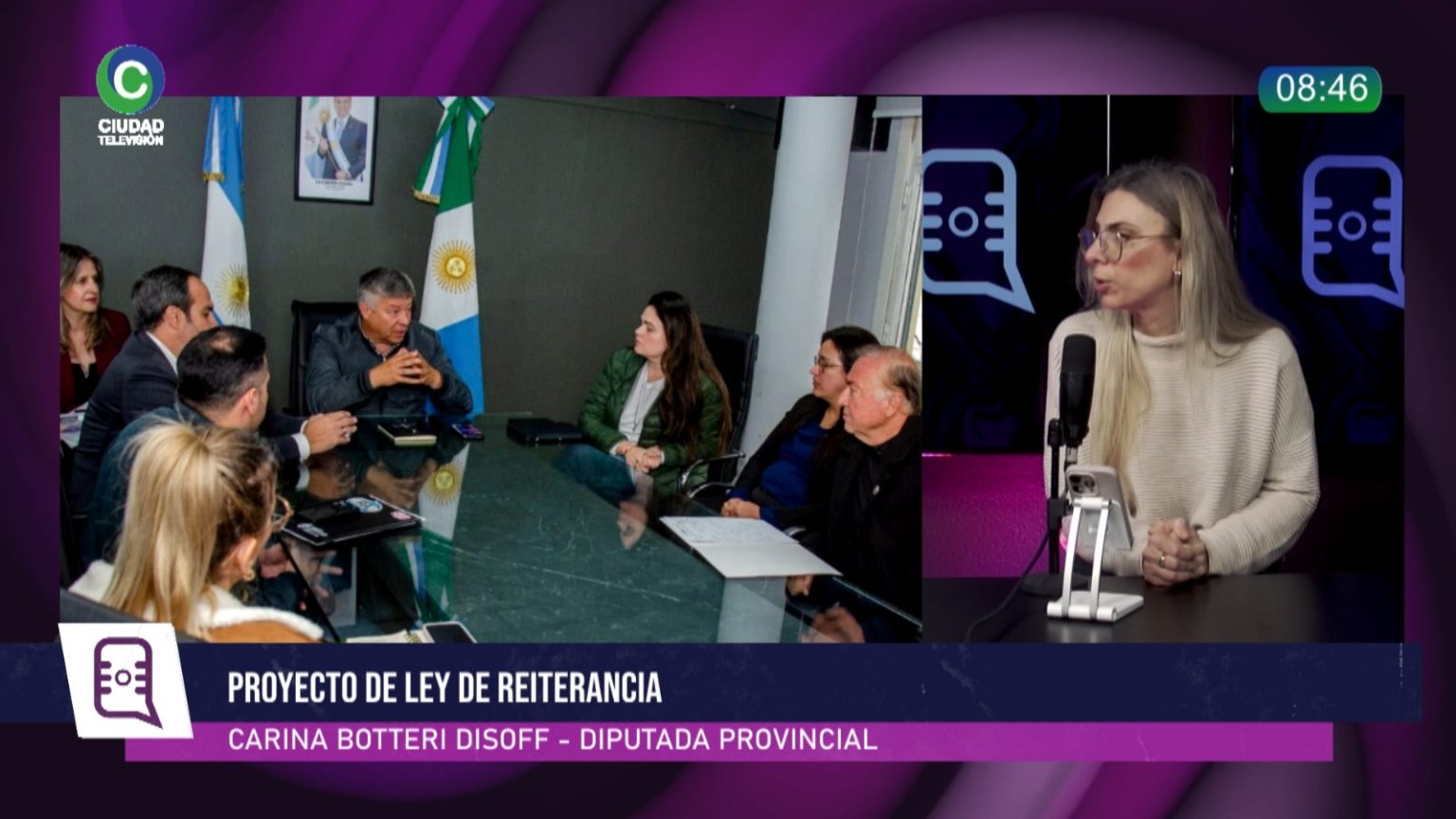 “Terminar con la puerta giratoria”: Botteri Disoff anticipó que el oficialismo buscará llevar el proyecto de reiterancia al recinto la próxima semana “Terminar con la puerta giratoria”: Botteri Disoff anticipó que el oficialismo buscará llevar el proyecto de reiterancia al recinto la próxima semana