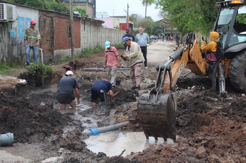 Sameep avanza en Puerto Tirol con la recuperación de la red de agua potable Sameep avanza en Puerto Tirol con la recuperación de la red de agua potable