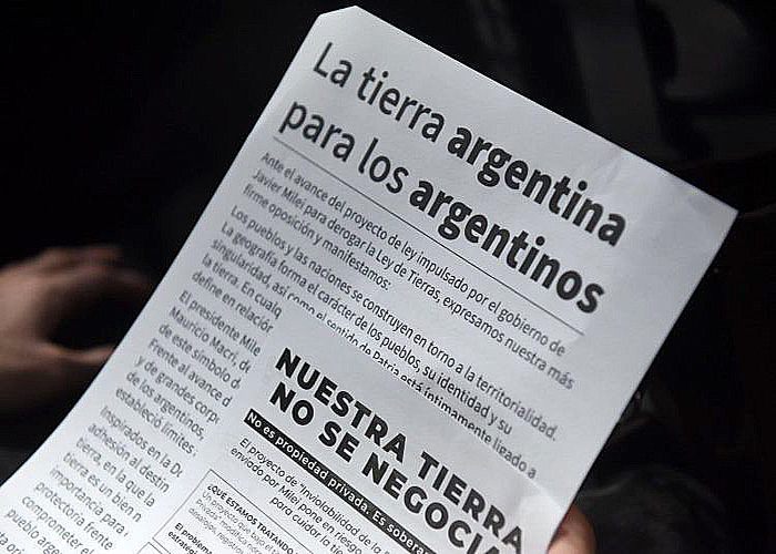 Ley de Tierras: la oposición anticipó convocar una sesión para derogar el DNU 70/2023 Ley de Tierras: la oposición anticipó convocar una sesión para derogar el DNU 70/2023