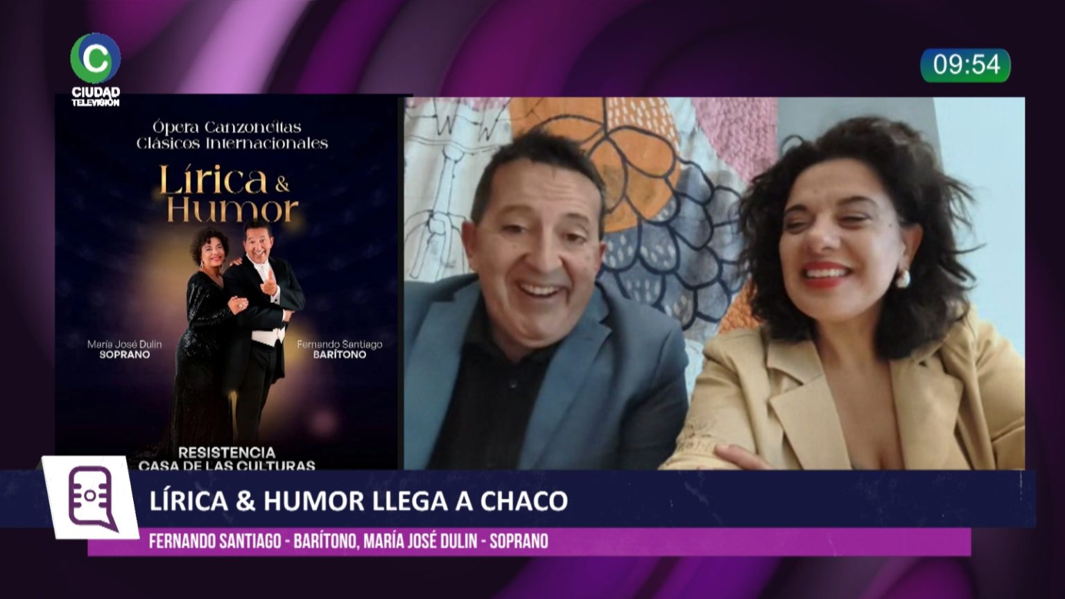 Lírica, humor y clásicos de la ópera: el espectáculo que vuelve a Resistencia este jueves