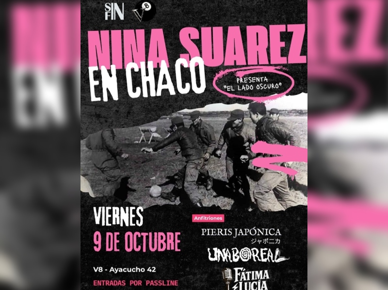 Nina Suárez trae su último álbum “El lado oscuro” junto a grandes bandas de la escena independiente Nina Suárez trae su último álbum “El lado oscuro” junto a grandes bandas de la escena independiente