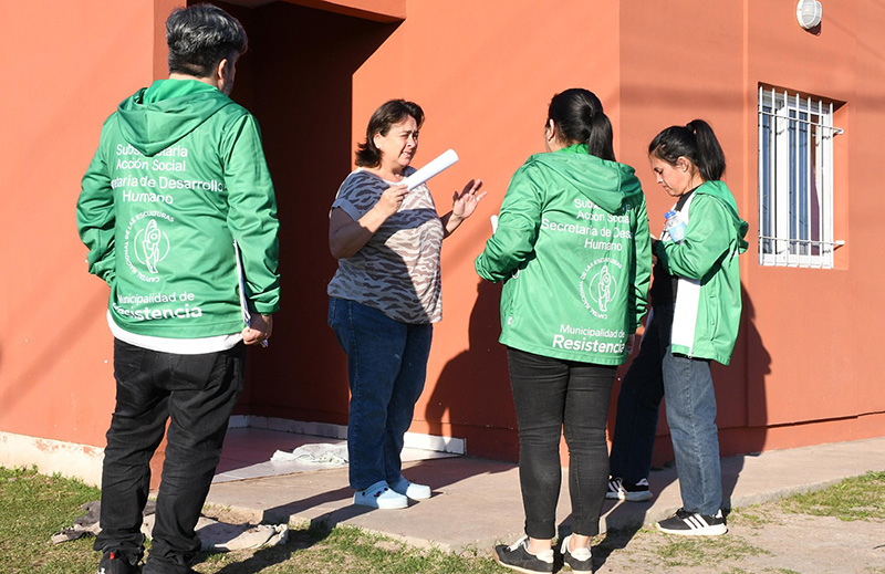 Relevamiento integral entre el Municipio y Provincia en la Chacra 214 Relevamiento integral entre el Municipio y Provincia en la Chacra 214