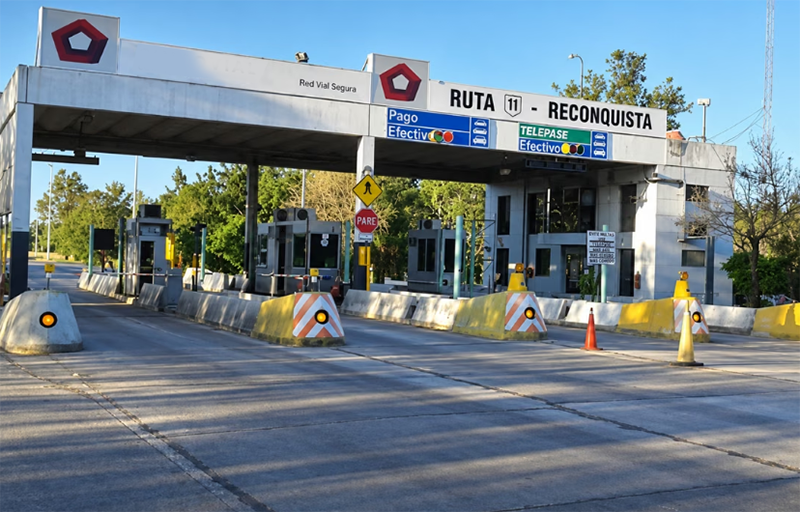 Ruta Nacional N°11: pago de .000 en peajes para completar un ida y vuelta entre Santa Fe y Resistencia Ruta Nacional N°11: pago de .000 en peajes para completar un ida y vuelta entre Santa Fe y Resistencia