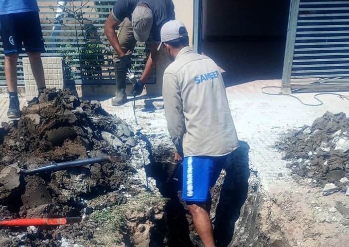 SAMEEP Avanza con nuevas conexiones cloacales en la Isla del Cerrito SAMEEP Avanza con nuevas conexiones cloacales en la Isla del Cerrito