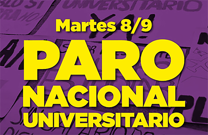 Nuevo paro nacional universitario en reclamo de la aplicación de la Ley de Financiamiento Universitario Nuevo paro nacional universitario en reclamo de la aplicación de la Ley de Financiamiento Universitario