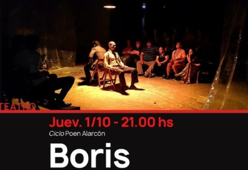 Poder, vigilancia y fragilidad humana: presentarán “Boris” en el Ciclo Poen Alarcón del Guido Miranda Poder, vigilancia y fragilidad humana: presentarán “Boris” en el Ciclo Poen Alarcón del Guido Miranda