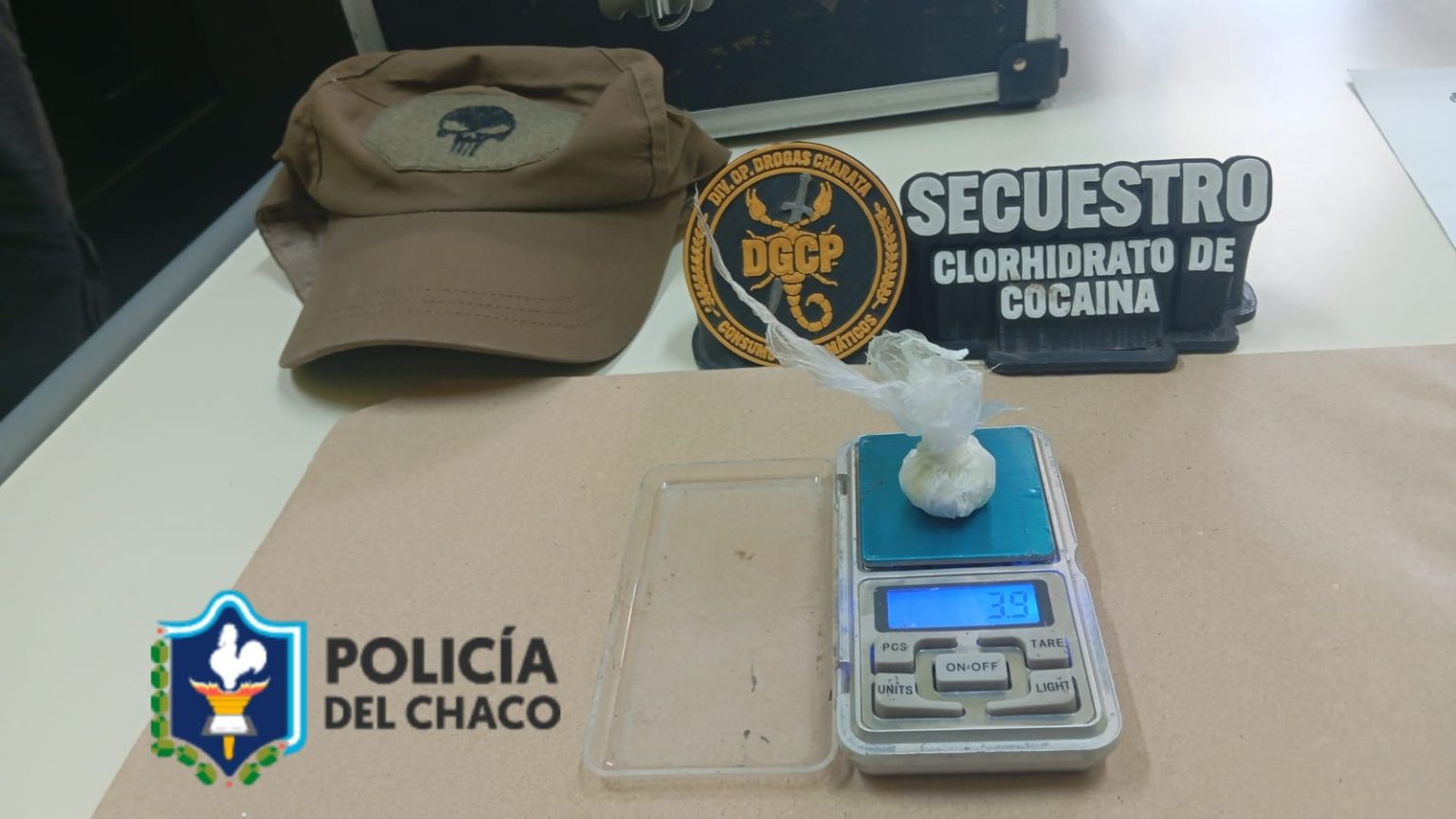 Hallaron casi 4 gramos de cocaína en un jardín de infantes de Charata Hallaron casi 4 gramos de cocaína en un jardín de infantes de Charata