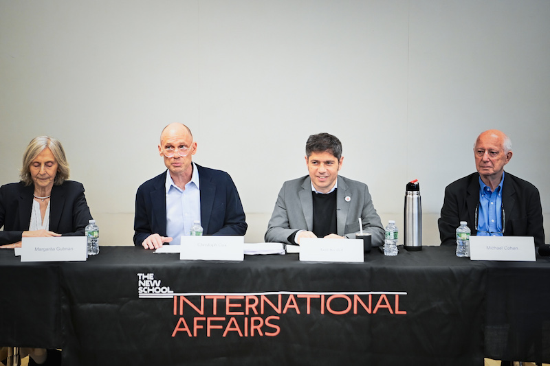 Kicillof participó de una charla sobre el futuro de América Latina en la Universidad The New School Kicillof participó de una charla sobre el futuro de América Latina en la Universidad The New School