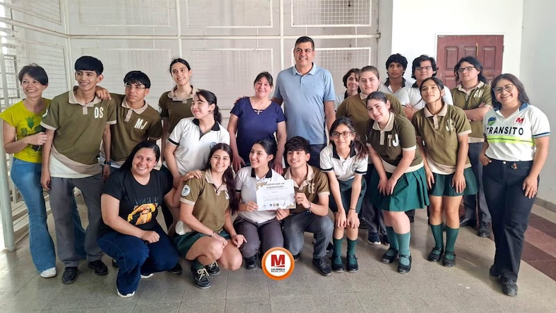 Cultura vial: estudiantes de Las Breñas fueron premiados por un spot para TikTok Cultura vial: estudiantes de Las Breñas fueron premiados por un spot para TikTok