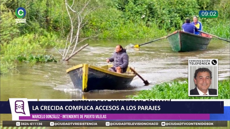 La crecida ya complica un acceso a Isla Soto y Puerto Vilelas prepara un plan de contingencia La crecida ya complica un acceso a Isla Soto y Puerto Vilelas prepara un plan de contingencia