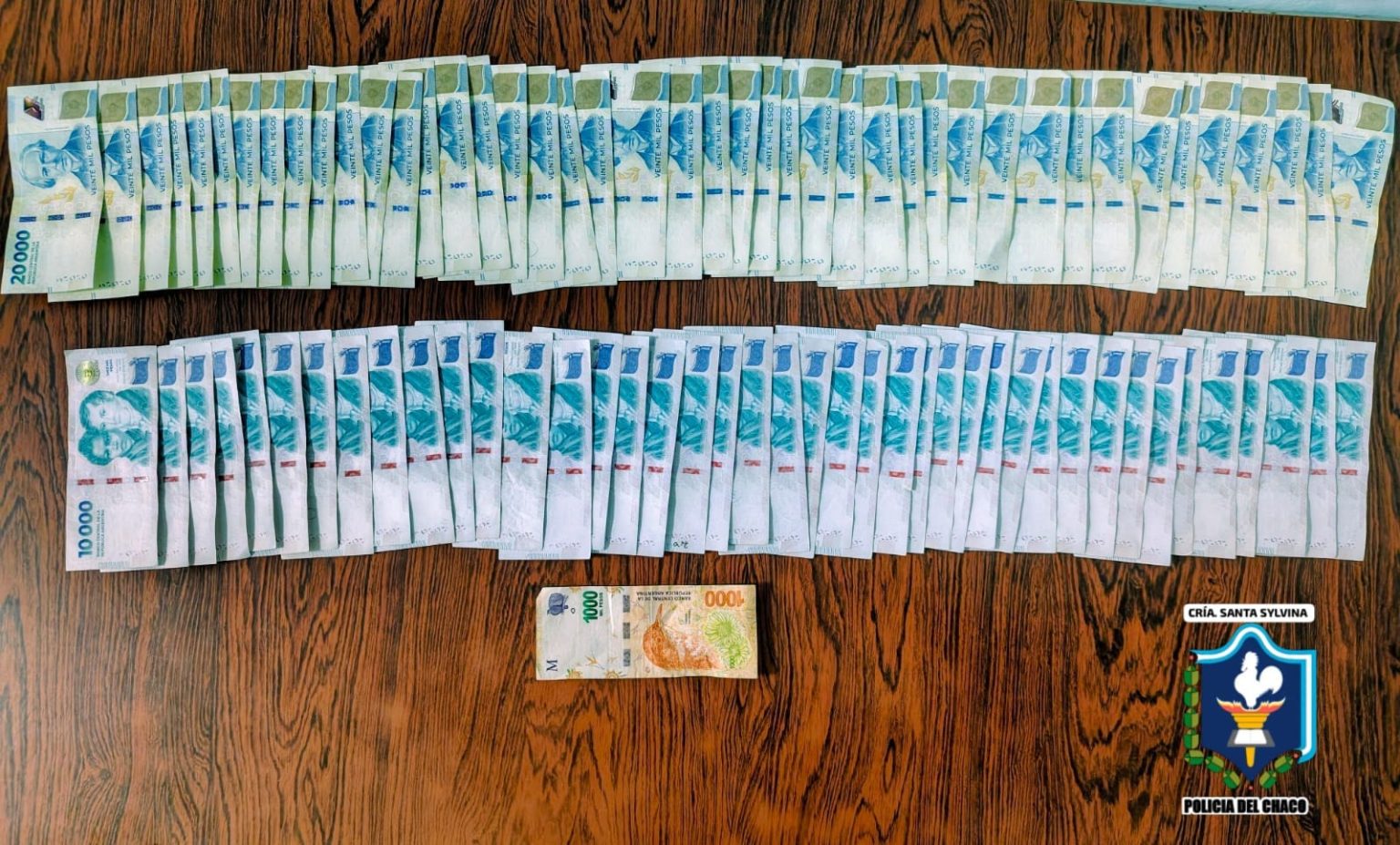 Santa Sylvina: hallaron más de un millón que había sido sustraído de una vivienda Santa Sylvina: hallaron más de un millón que había sido sustraído de una vivienda