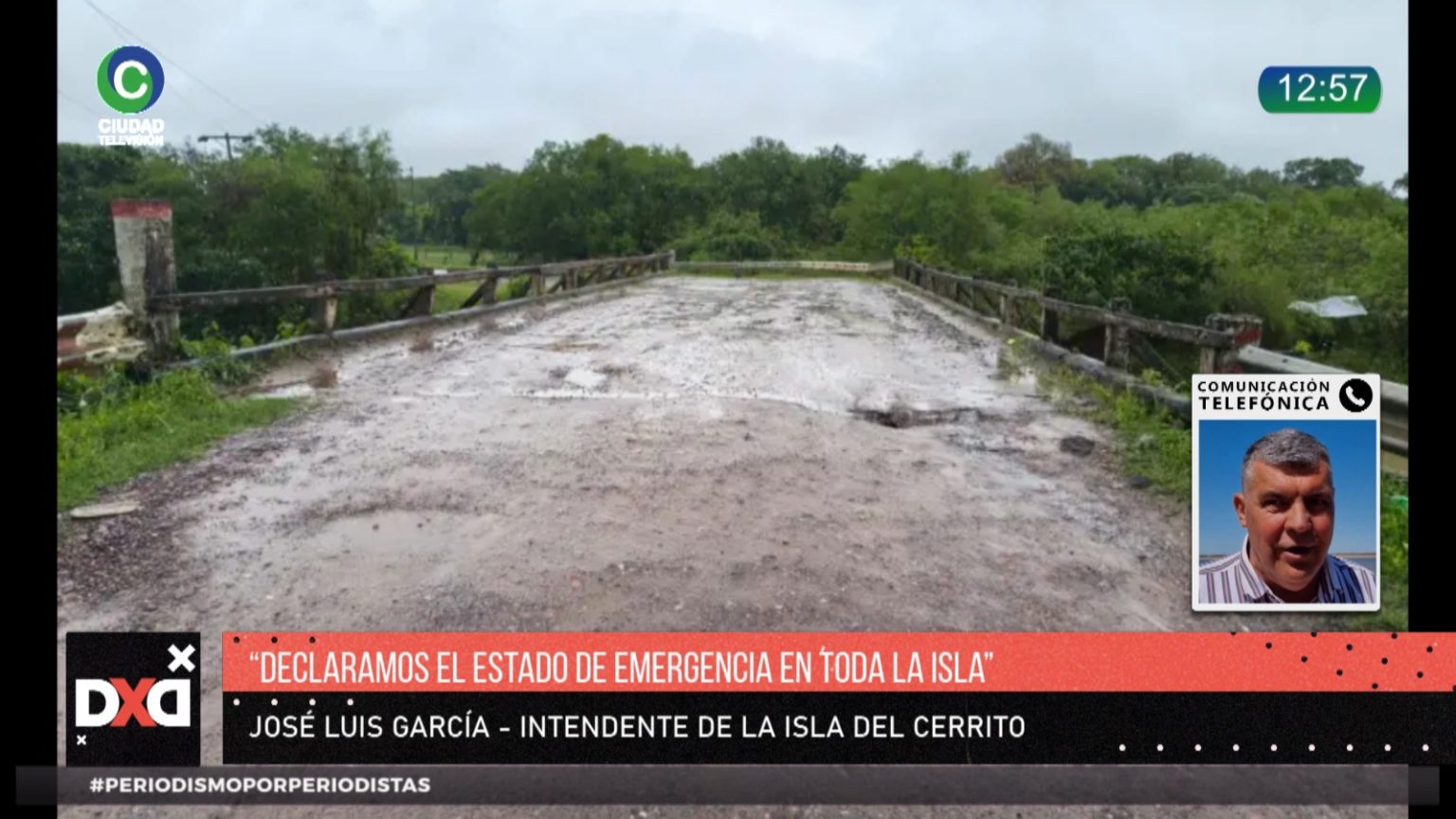 Isla del Cerrito declaró la emergencia por la crecida de los ríos: “Dentro de dos o tres días vamos a quedar aislados”, aseguró el intendente Isla del Cerrito declaró la emergencia por la crecida de los ríos: “Dentro de dos o tres días vamos a quedar aislados”, aseguró el intendente