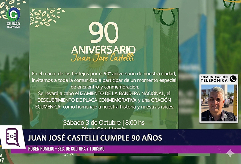 Castelli celebra sus 90 años con música, desfile, feria y actividades para toda la familia Castelli celebra sus 90 años con música, desfile, feria y actividades para toda la familia