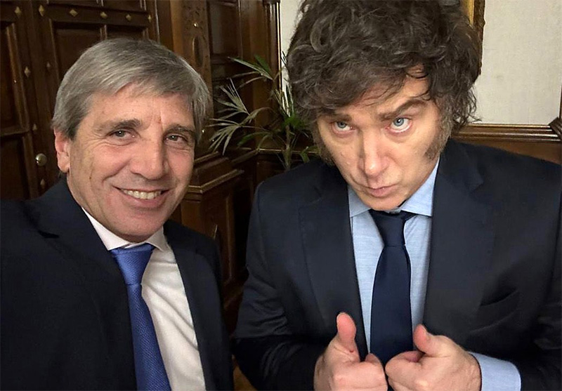 “El infierno son los otros”, la coincidencia de Milei y Caputo para explicar los datos que no cierran “El infierno son los otros”, la coincidencia de Milei y Caputo para explicar los datos que no cierran
