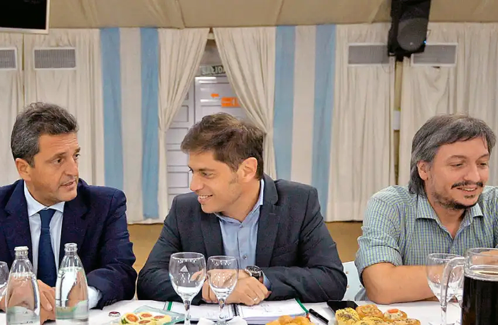 Kicillof, Massa y Máximo acordaron armar un Frente Nacional con otros partidos Kicillof, Massa y Máximo acordaron armar un Frente Nacional con otros partidos