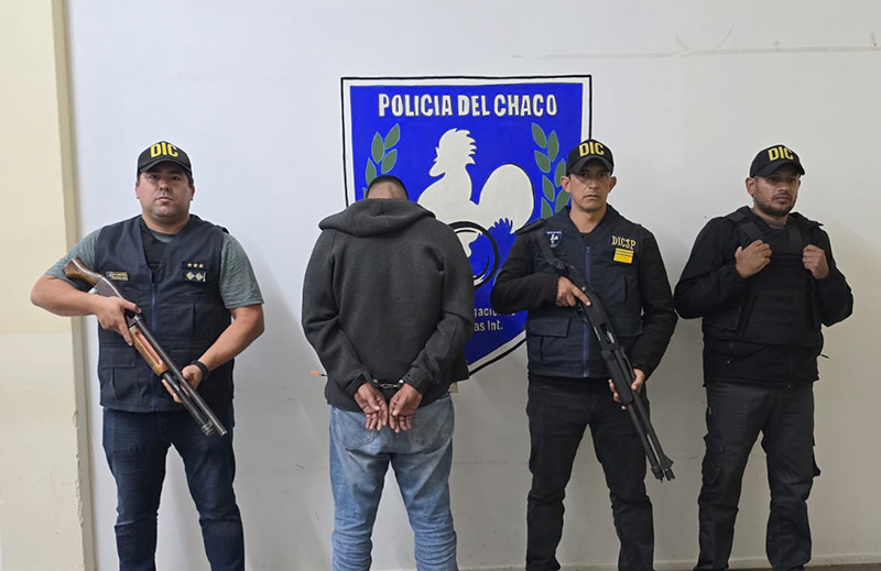 En Sáenz Peña cae un presunto femicida buscado por Interpol En Sáenz Peña cae un presunto femicida buscado por Interpol
