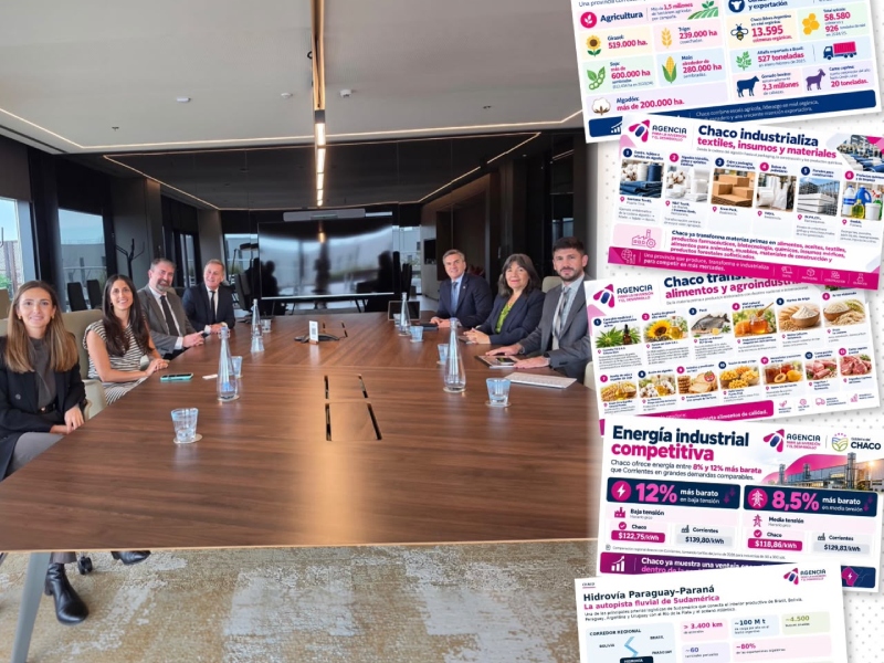 Gestiones comerciales en Barcelona: balance positivo para el Chaco Gestiones comerciales en Barcelona: balance positivo para el Chaco