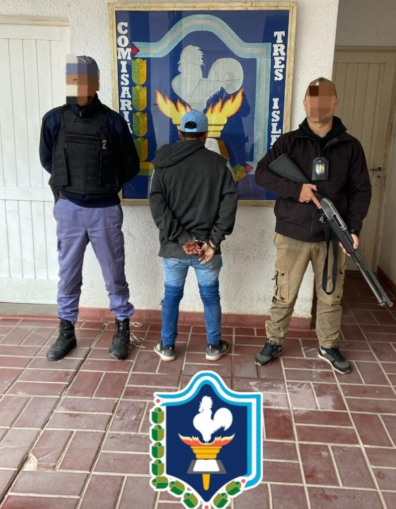 Tres Isletas: fue detenido por lesiones y amenazas con un arma blanca Tres Isletas: fue detenido por lesiones y amenazas con un arma blanca