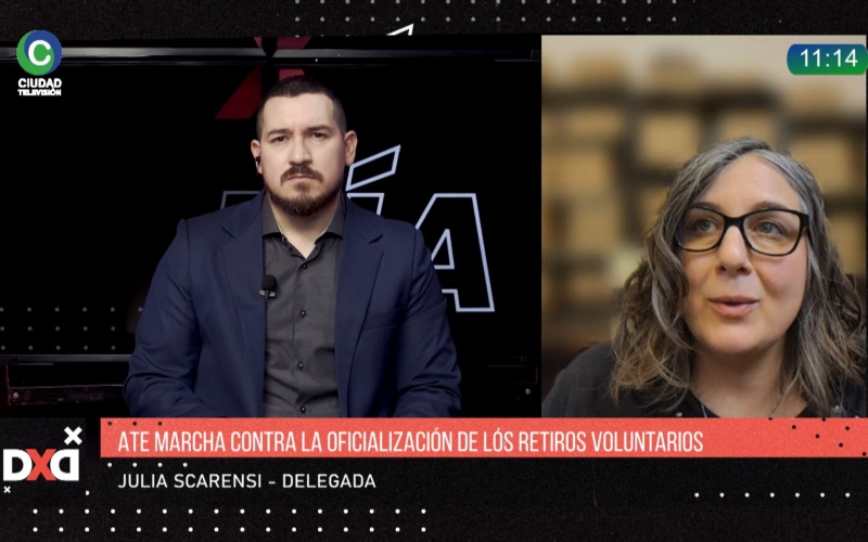 ATE rechaza el retiro voluntario: “Que trabajadores de experiencia adhieran a este régimen implica la pérdida de esas capacidades para el Estado” ATE rechaza el retiro voluntario: “Que trabajadores de experiencia adhieran a este régimen implica la pérdida de esas capacidades para el Estado”